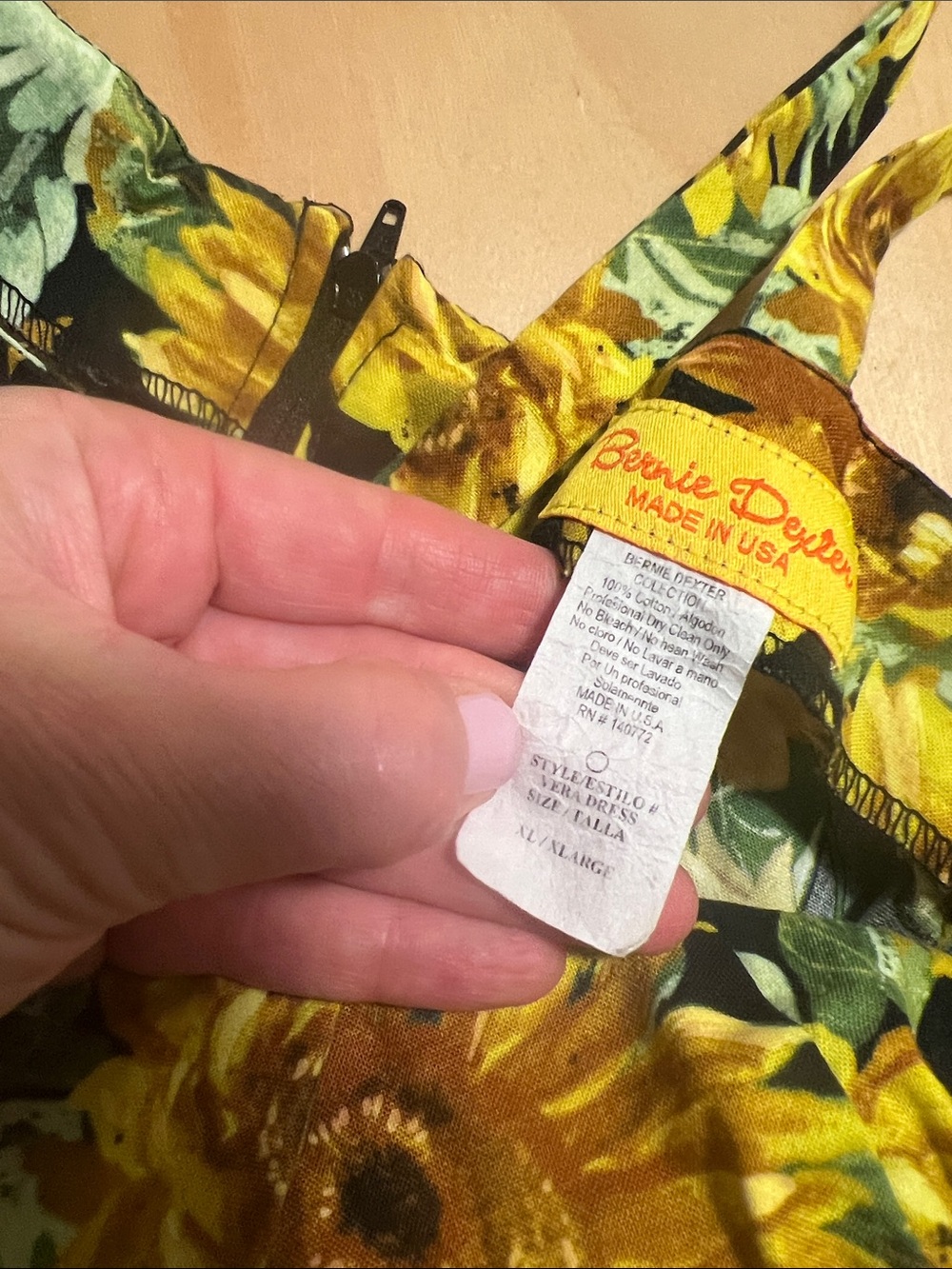Bernie Dexter Sunflowers Vera Dress - Picture 8 of 8